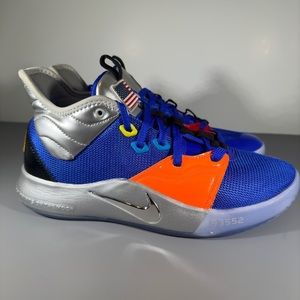 Nike PG3 NASA Apollo 14 Blue/Orange Men’s Size: 8 W/O Box.